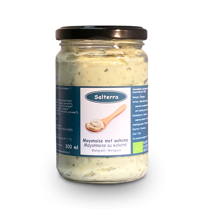 Mayonaise met wakame  BIO 300 ml GROTE POT